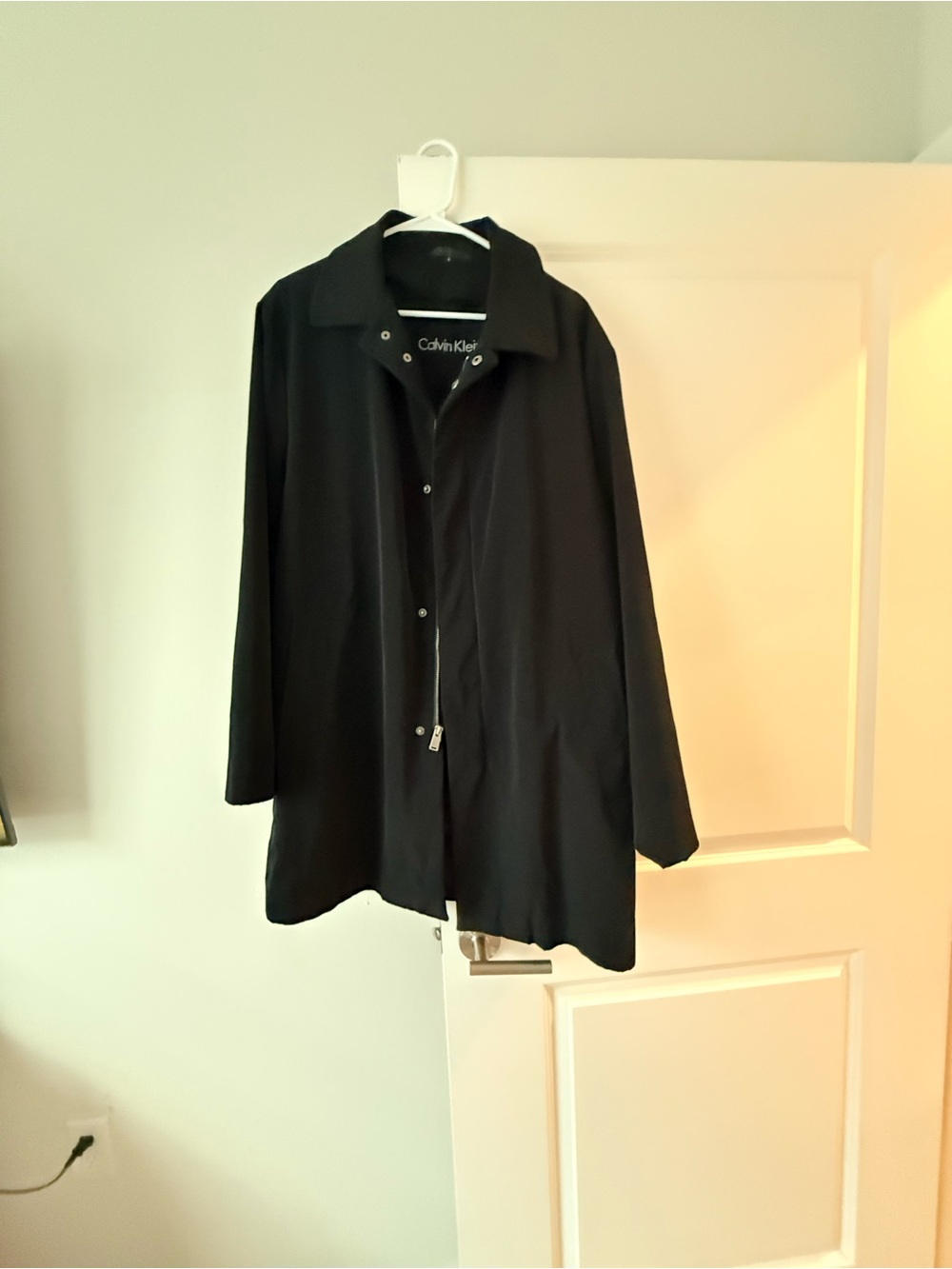 Calvin Klein Black Men's Trench Coat